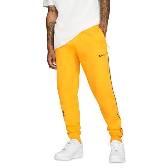 Nike X Drake NOCTA Essential Fleece Pants XL Yellow - Picture 1 of 6
